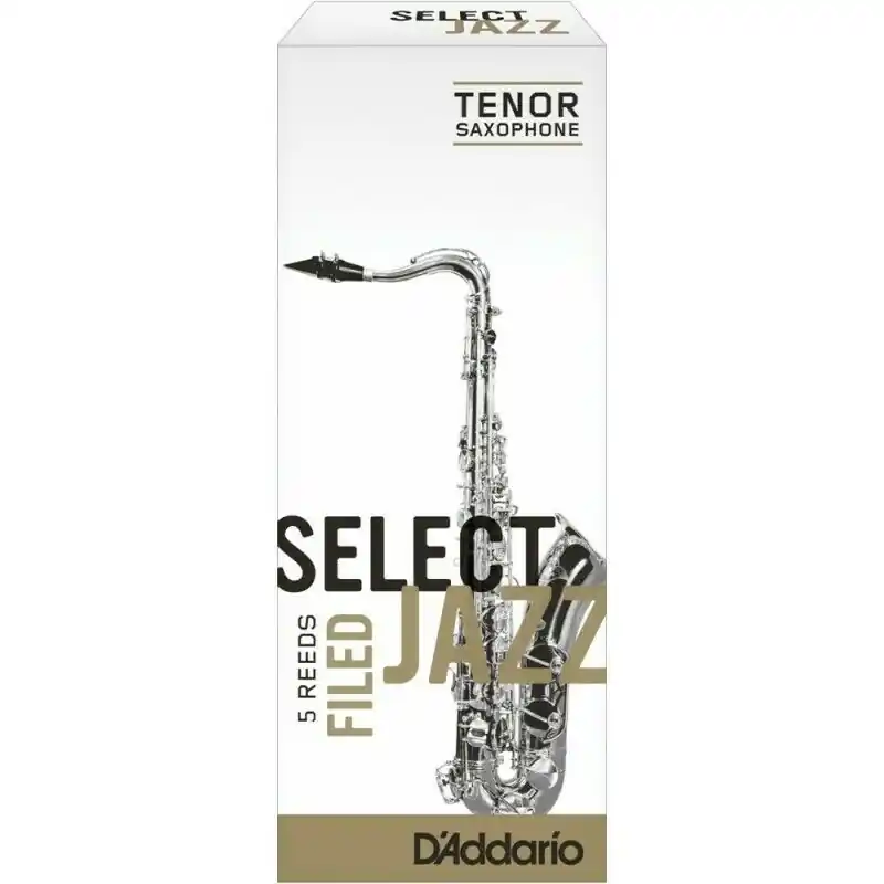 D‘Addario Select jazz filed force 3 Hard - boîte de 5 anches pour saxophone ténor Populaire