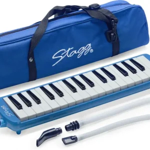 Expédition Rapide Stagg MELOSTA32 BL - Melodica 32 touches - Bleu