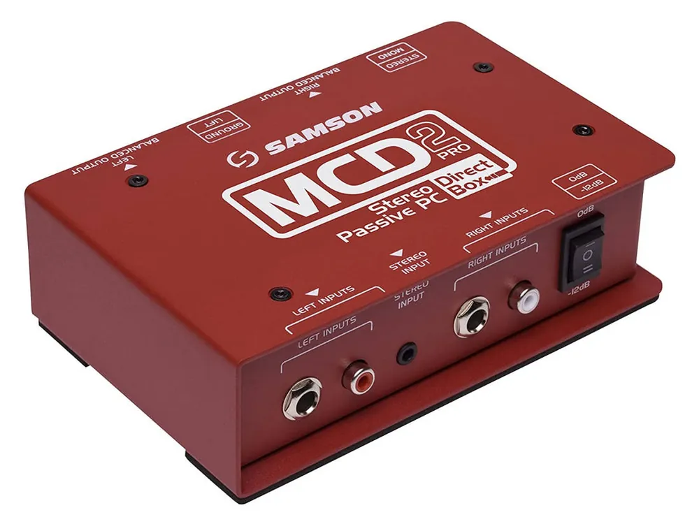 Samson MCD2PRO Stereo Passive PC Direct Box Affaire À Saisir