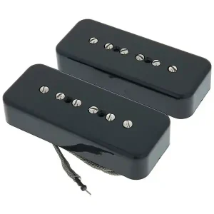 Lollar MICROS GUITARE ELECTRIQUE LOLLAR P-90 SET SOAPBAR BLACK Offre Du Jour