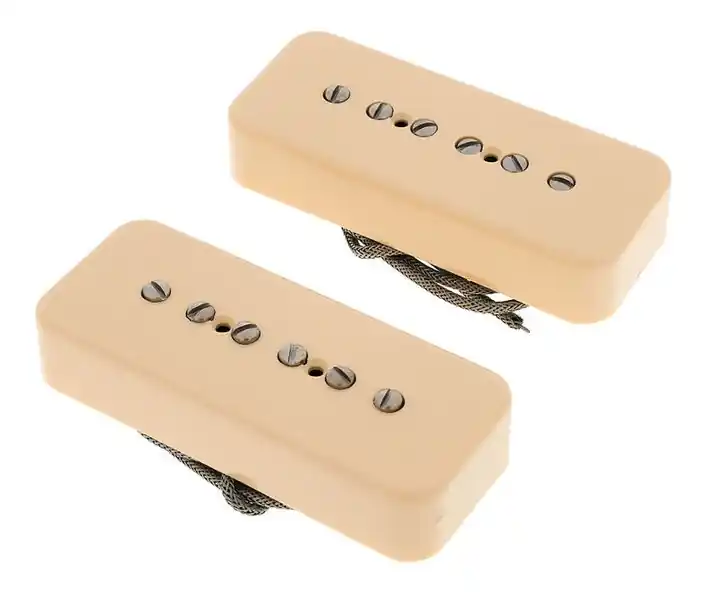 Prix Cassé Lollar MICROS GUITARE ELECTRIQUE LOLLAR P90 SET SOAPBAR 50‘S CREAM