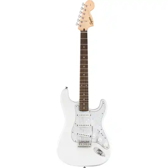 Prix Bas DISCONTINUE Squier FSR Affinity Stratocaster artic WHITE - guitare Electrique