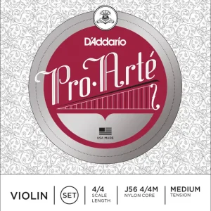 D‘Addario Orchestral Pro Arte Violin Medium Tension Strings 4/4 Nouveauté