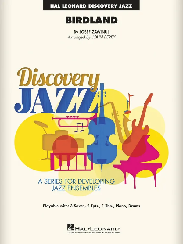Hal Leonard Birdland - Zawinul/Berry - Jazz Ensemble - Gr. 1.5 Top Vente