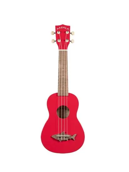 Meilleure Vente Ukulele soprano Kala Shark rouge