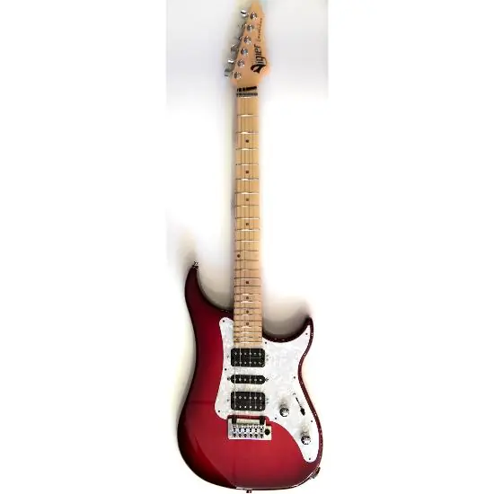 Soldes discontinué Guitare électrique Vigier Excalibur supra HSH Tremolo, clear red