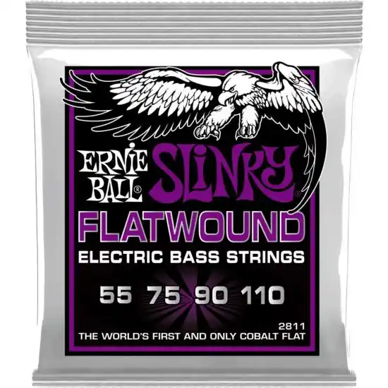 Dernière Chance Cordes basse électrique Ernie Ball 55-110 filée plat
