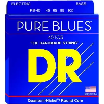 Affaire À Saisir DISCONTINUE Cordes basse électrique DR Pure Blues 45-105