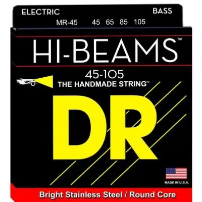 DISCONTINUE Cordes basse électrique DR Hi-Beams 45-105 Dernière Chance