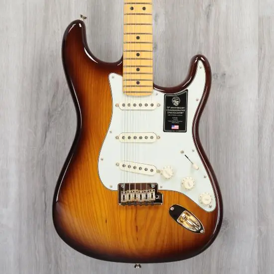 Pas Cher Guitare électrique Fender 75th anniversary stratocaster bourbon burst