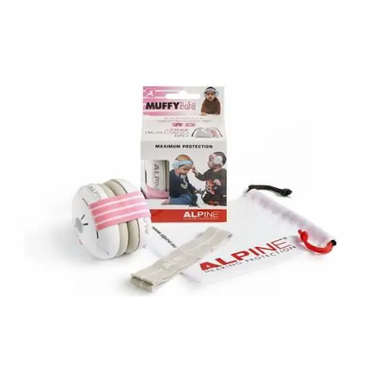 Casque anti-bruit Alpine Baby Muffy Rose Dernière Chance