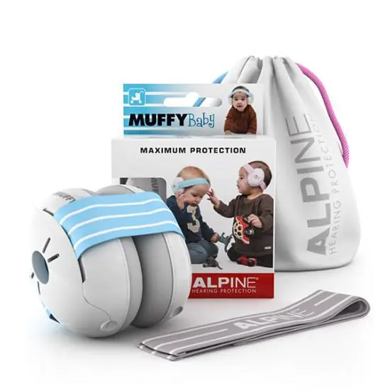 Prix Réduit Casque anti-bruit Alpine Baby Muffy bleu