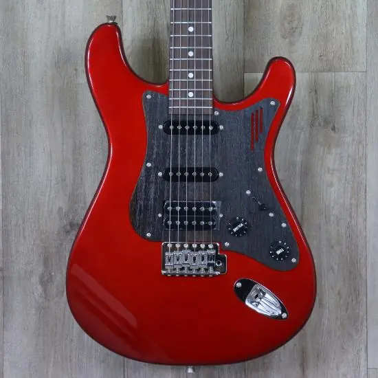 DISCONTINUE guitare électrique Magneto U-One series Sonnet Classic Candy Apple Red Bon Plan