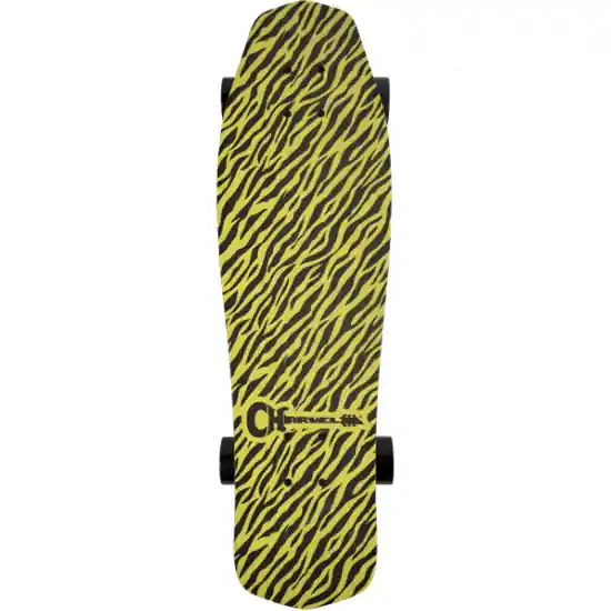 Nouvel Arrivage DISCONTINUE Skateboard Charvel Yellow bengal stripe by Aluminati