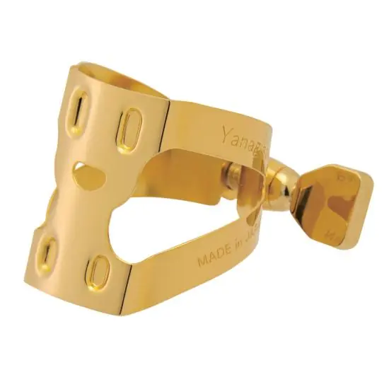 Yanagisawa YanyLigs - Ligature saxophone soprano, plaquée Or Vente Flash