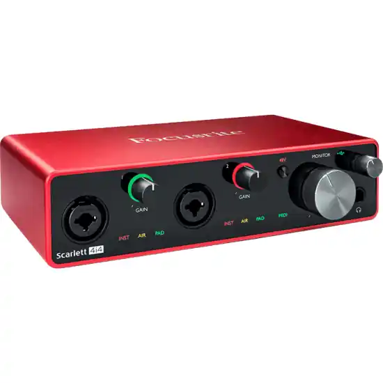 Authentique DISCONTINUE Interface audio Focusrite Scarlett 4I4