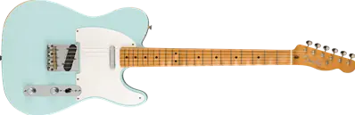 Meilleure Vente Limited Edition Vintera Road Worn ‘50s Telecaster, Maple Fingerboard, Sonic Blue