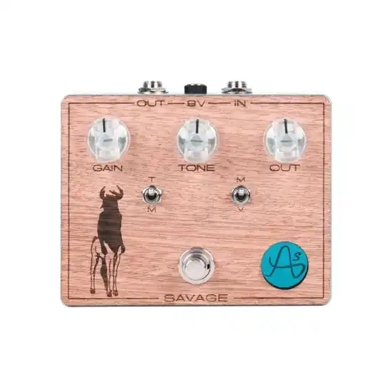 Prix Bas Anasounds Savage Originale mk1 reissue Edition Limitée - Pédale d‘effet guitare overdrive