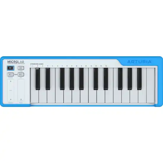 Offre Du Jour Clavier maître Arturia Microlab bleu - 25 notes