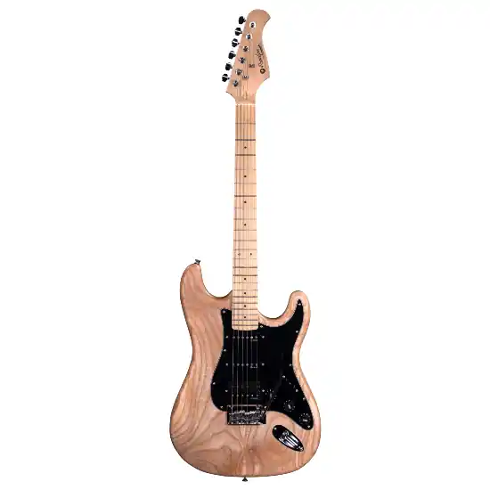 Prodipe St83 fresne Stratocaster naturel HSS - guitare electrique Prix Promo