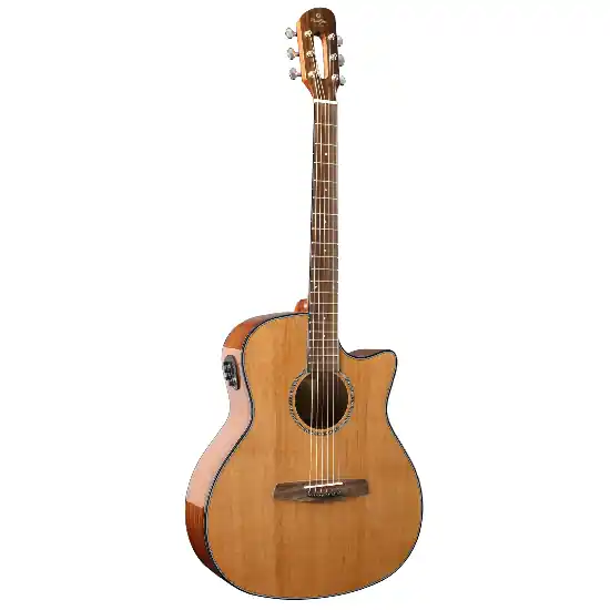 DISCONTINUE guitare électro-acoustique Prodipe KOPO cèdre vernie CEQ Bon Marché
