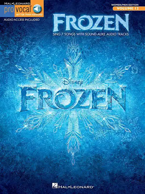 Hal Leonard Frozen Pro Vocal Mixed Edition Volume 12 - Lopez/Anderson-Lopez - Book/On-line Audio Expédition Rapide