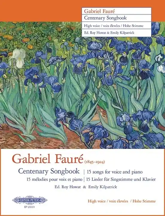 Petit Prix C.F. Peters Corporation Gabriel Faure Centenary Songbook - Faure/Howat/Kilpatrick - High Voice/Piano - Book