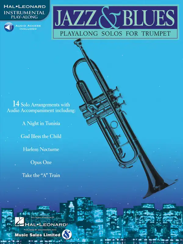 Hal Leonard Jazz & Blues Play-Along Solos for Trumpet - Book/Audio Online Promotion Saisonnière