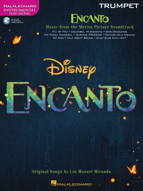 Prix Bas Hal Leonard Encanto for Trumpet Instrumental Play-Along - Miranda - Trumpet - Book/Audio Online