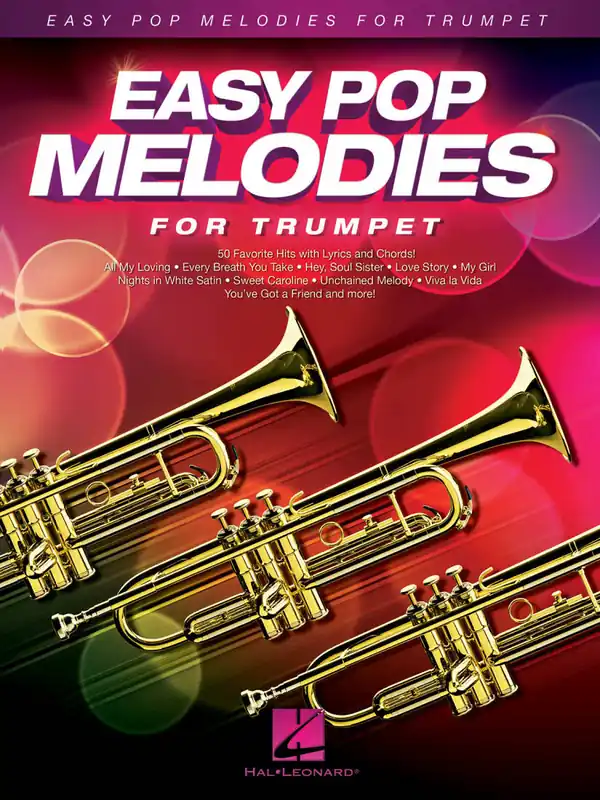 Prix Bas Hal Leonard Easy Pop Melodies - Trumpet - Book
