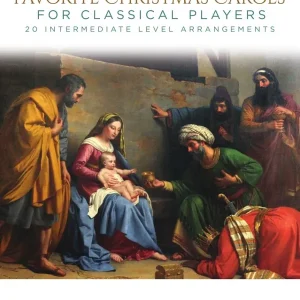 Populaire Hal Leonard Favorite Christmas Carols for Classical Players - Trumpet/Piano - Book/Audio Online