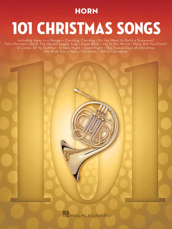Hal Leonard 101 Christmas Songs - Horn - Book Prix Promo