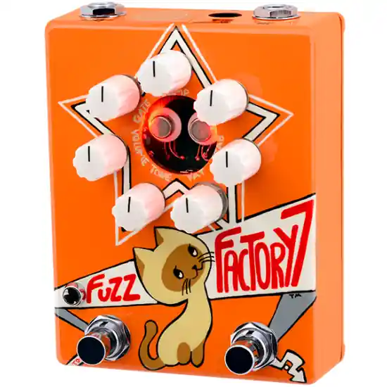 Certifié DISCONTINUE Zvex Effects Russian Fuzz Factory 7