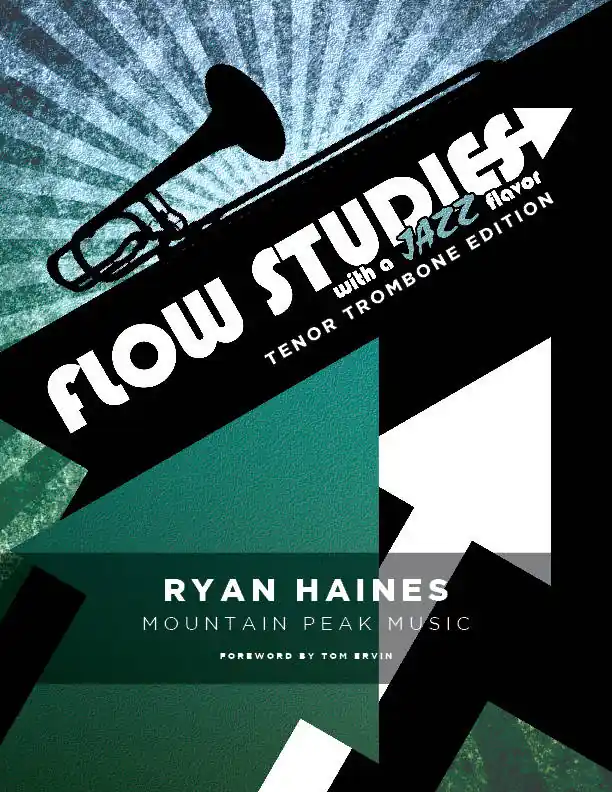 Livraison Express Mountain Peak Music Flow Studies with a Jazz Flavor for Tenor Trombone - Haines - Book