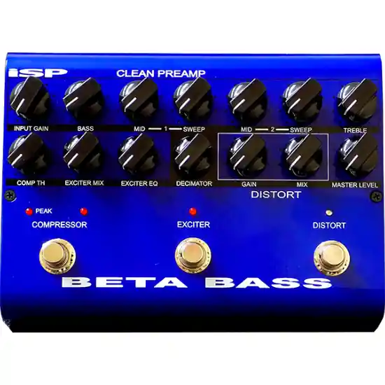 Isp Technologies Beta Bass Preamp Pedal Nouvel Arrivage