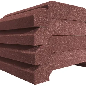 Produit De Marque Auralex WaveCave Royale 12‘‘x24‘‘ Acoustic Foam (10-Pack) - Burgundy