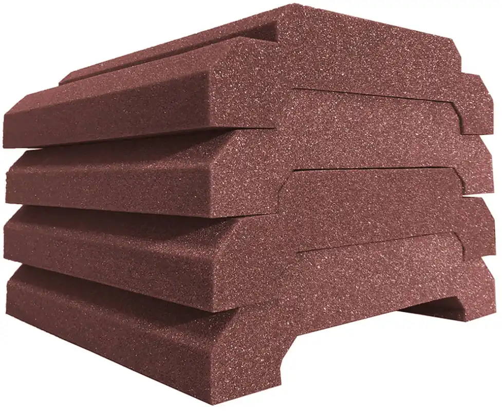 Produit De Marque Auralex WaveCave Royale 12‘‘x24‘‘ Acoustic Foam (4-Pack) - Burgundy