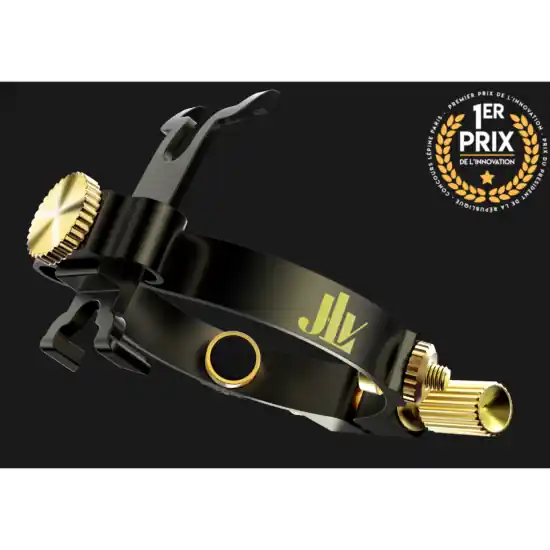 JLV SOUND - Ligature JLV Black Edition pour saxophone Soprano Haute Qualité