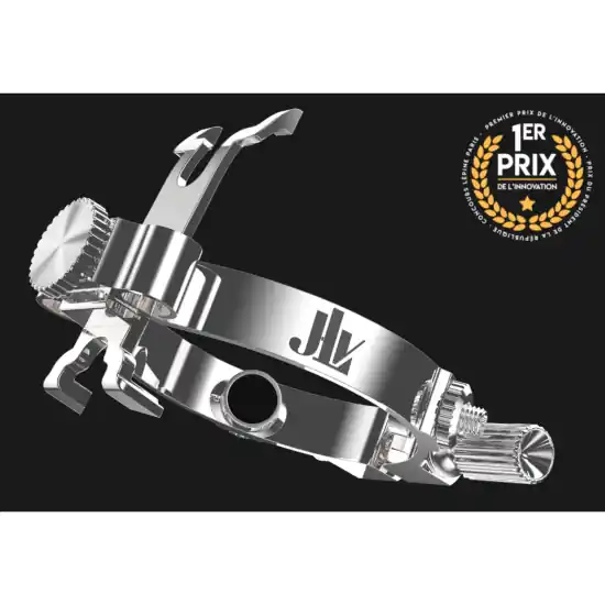 JLV SOUND - Ligature JLV plaquée Argent pour saxophone Alto Haute Qualité