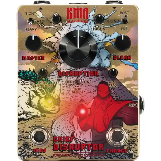 KMA Machines Chief Disruptor Fuzz Distortion Effet Guitare électrique Marque