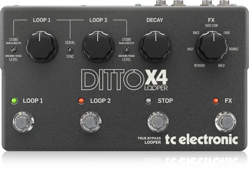 Soldes TC Electronic Ditto X4 Looper - Dual Track FX Looper Pedal