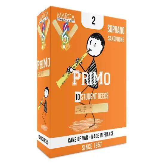 Populaire MARCA PriMo force 2,5 - Anches saxophone soprano - boite de 10