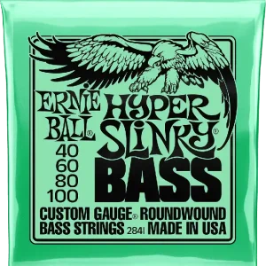Pas Cher Ernie Ball 2841 CORDES BASSES Hyper Slinky Nickel Wound 40/100