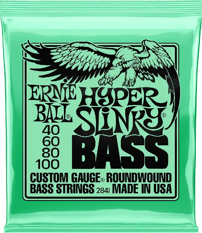 Pas Cher Ernie Ball 2841 CORDES BASSES Hyper Slinky Nickel Wound 40/100