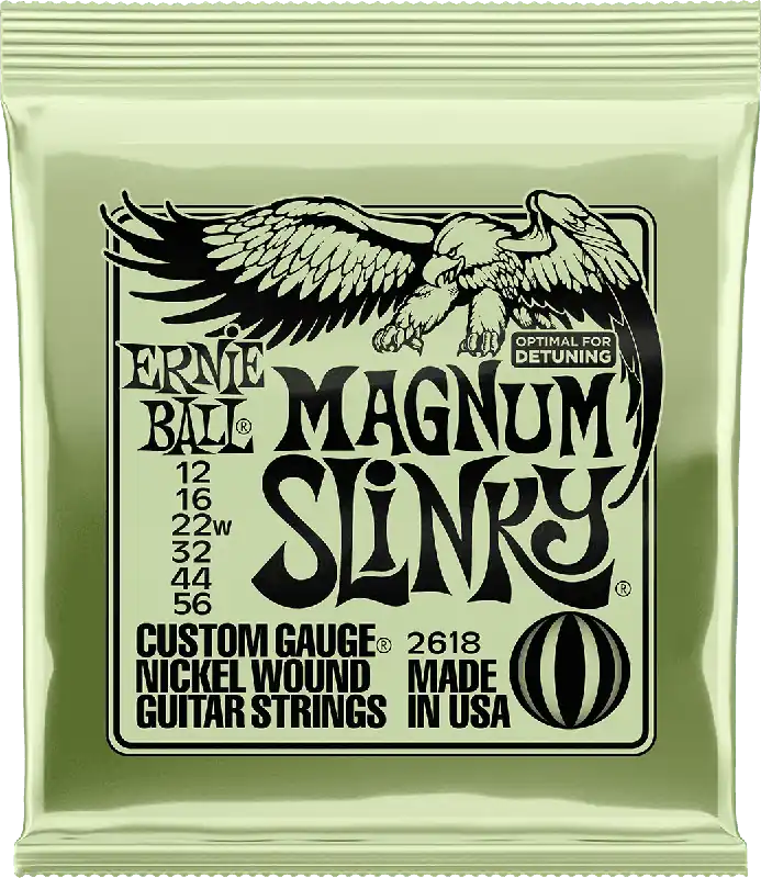 Ernie Ball 2618 Électriques Slinky Nickel Wound Magnum 12/56 Seulement Aujourd'hui
