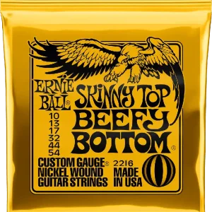 Ernie Ball 2216 Électriques Slinky Nickel Wound Skinny top beefy 10/54 Certifié