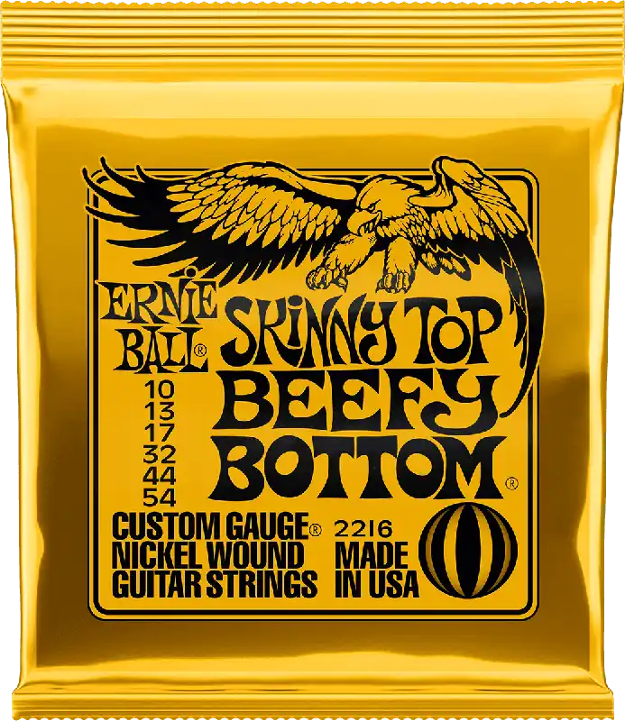 Ernie Ball 2216 Électriques Slinky Nickel Wound Skinny top beefy 10/54 Certifié