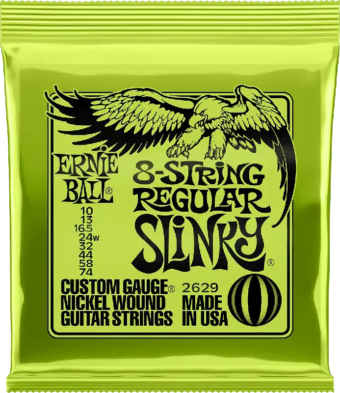 Ernie Ball 2629 Electriques Slinky Nickel Wound Regular Slinky 8c 10/74 Retour Gratuit