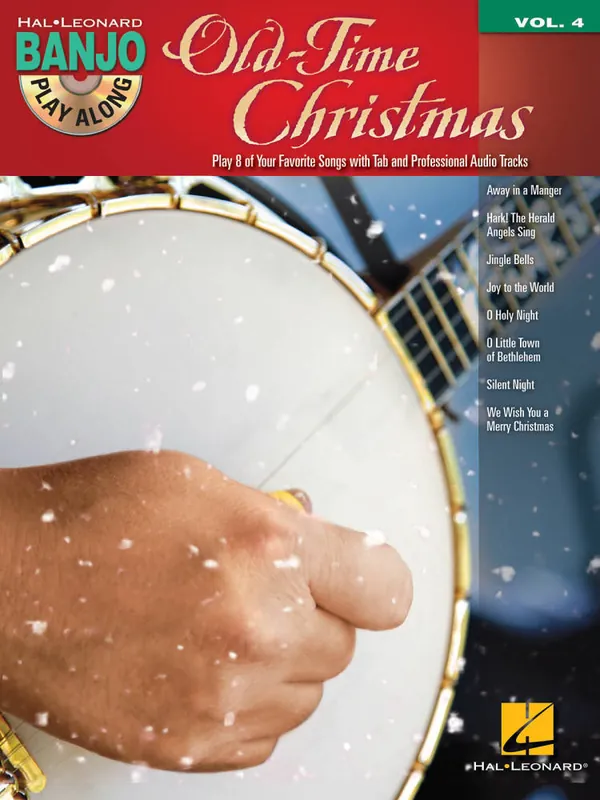 Hal Leonard Old-Time Christmas Banjo Play-Along Volume 4 - Book/CD Expédié Aujourd'hui