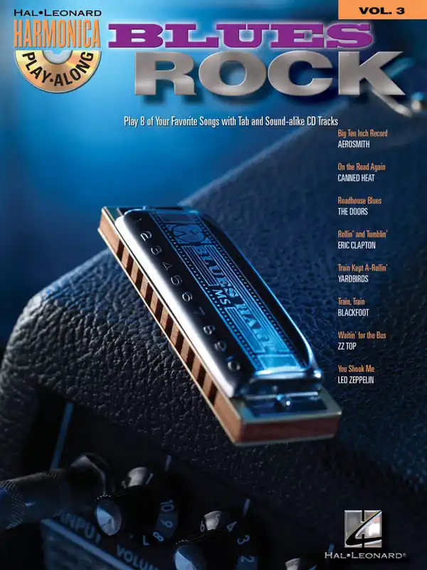 Usine Directe Hal Leonard Blues/Rock Harmonica Play-Along Volume 3 - Book/CD
